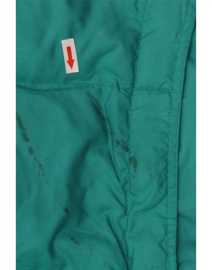 Think Pink Veste matelassée à capuche pour hommes IT 50 Large Green Nylon