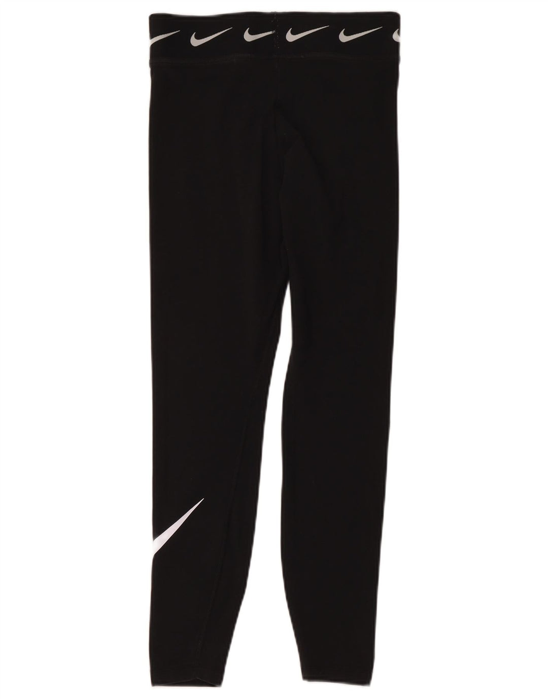 Nike Legging court graphique pour femme UK 12 coton noir moyen