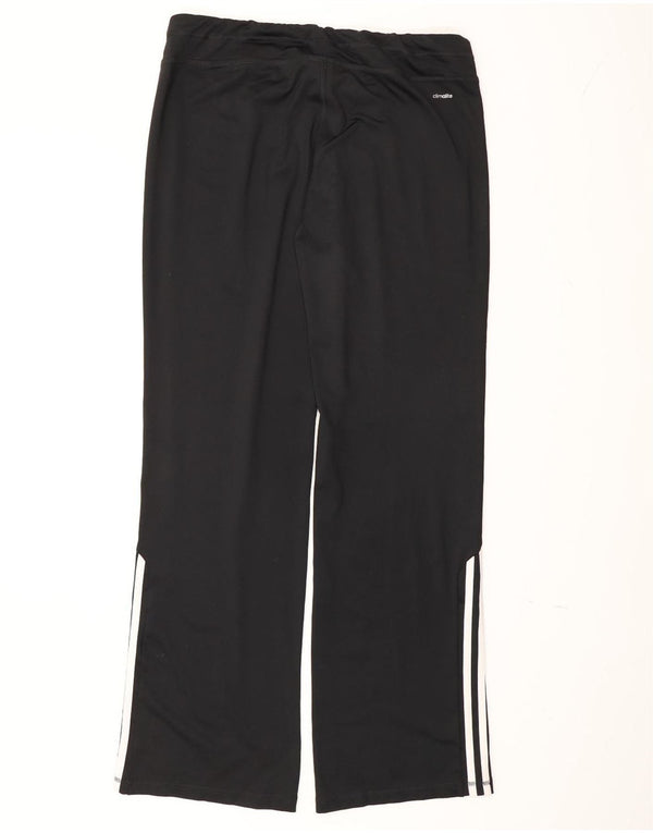 Adidas Pantalon de survêtement Climalite pour femme UK 16/18 Large Noir Polyester