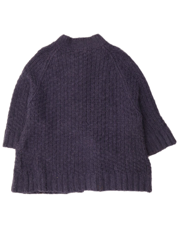 Marks & Spencer Pull cardigan à manches 3/4 pour femme UK 22 3XL Bleu marine