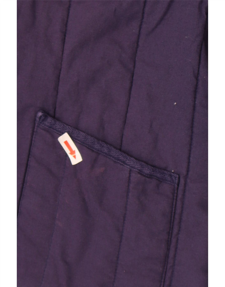 Fat Face Veste matelassée pour femme UK 18 XL Bleu marine Coton