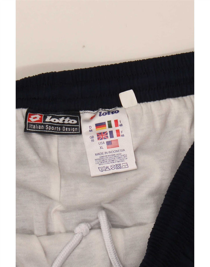 Lotto Pantalon de survêtement pour femme UK 16 Large Bleu marine Polyester