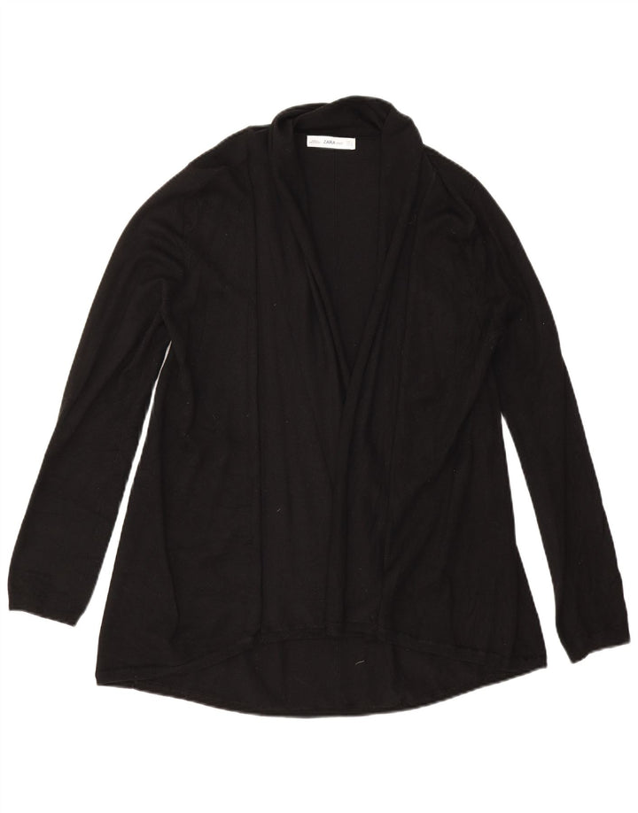 Zara Cardigan ouvert pour femme UK 16 Large Noir
