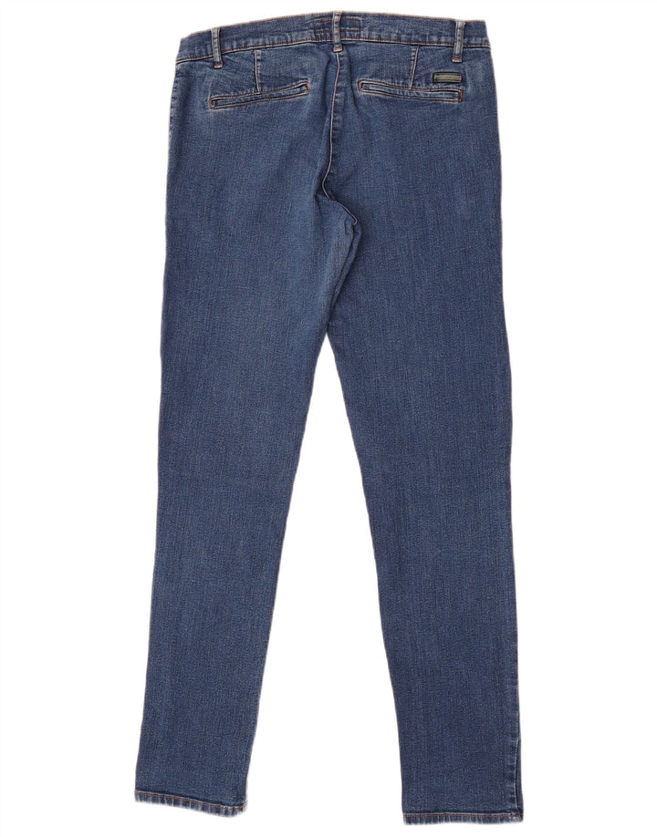 Trussardi Jean Skinny Femme IT 40 Petit W26 L31 Bleu Polyester