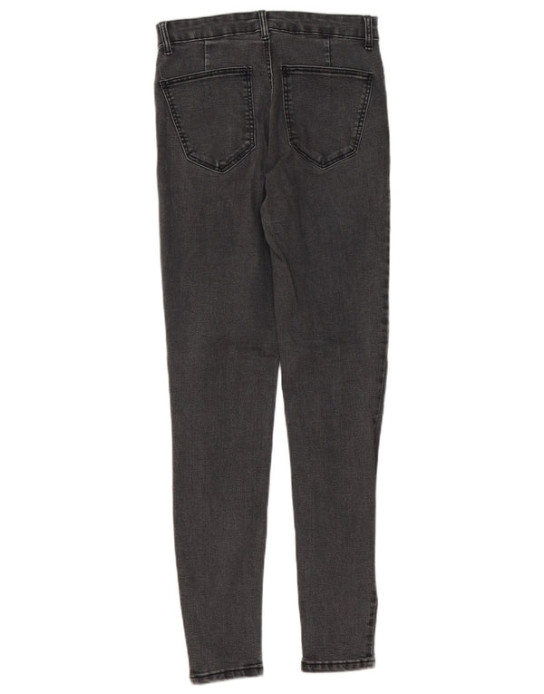 Zara Jean skinny taille haute pour femme EU 38 Small W28 L28 Gris