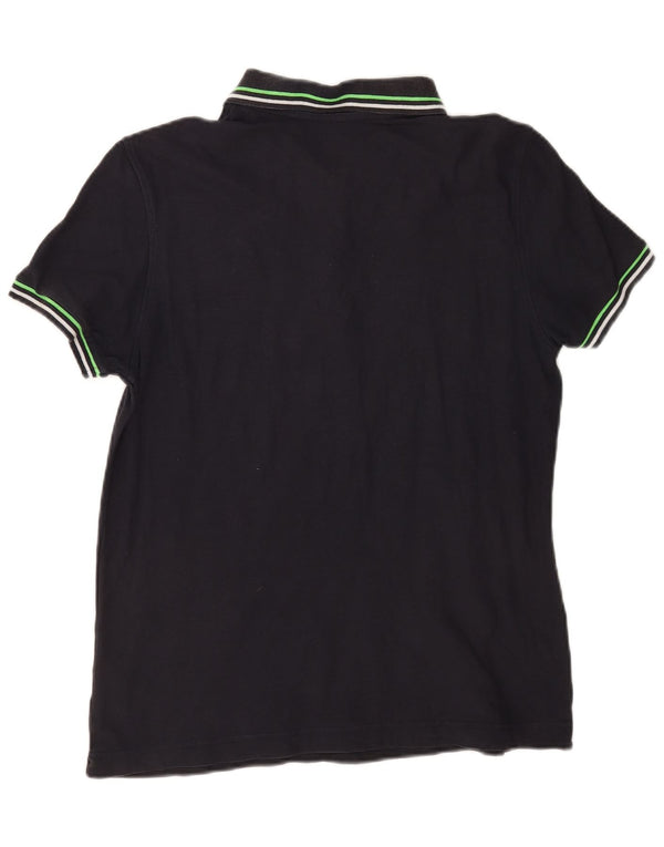 Lotto Polo Homme Bleu Marine Moyen Coton