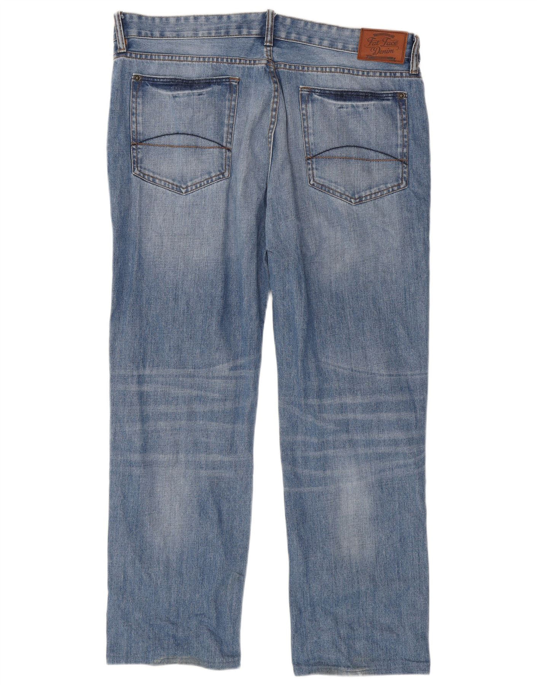 Fat Face Jean droit homme W38 L29 bleu coton