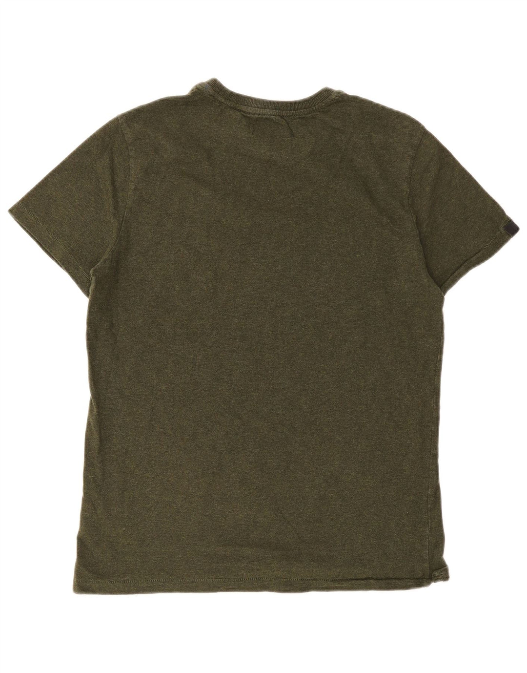 Superdry T-Shirt Graphique Homme Kaki Large Coton