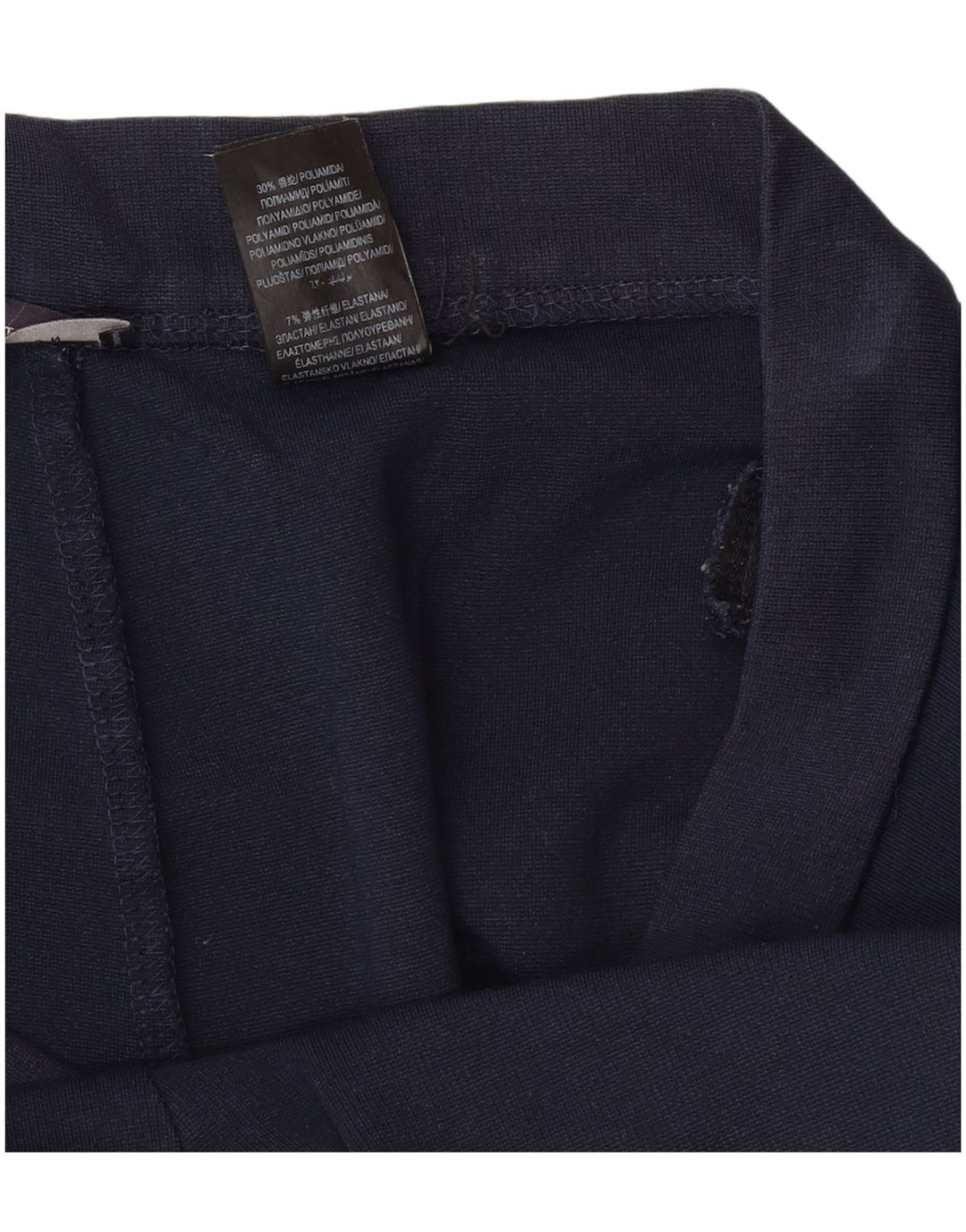 Marks & Spencer Jupe mi-longue pour femme UK 12 Medium W30 Bleu marine Polyamide