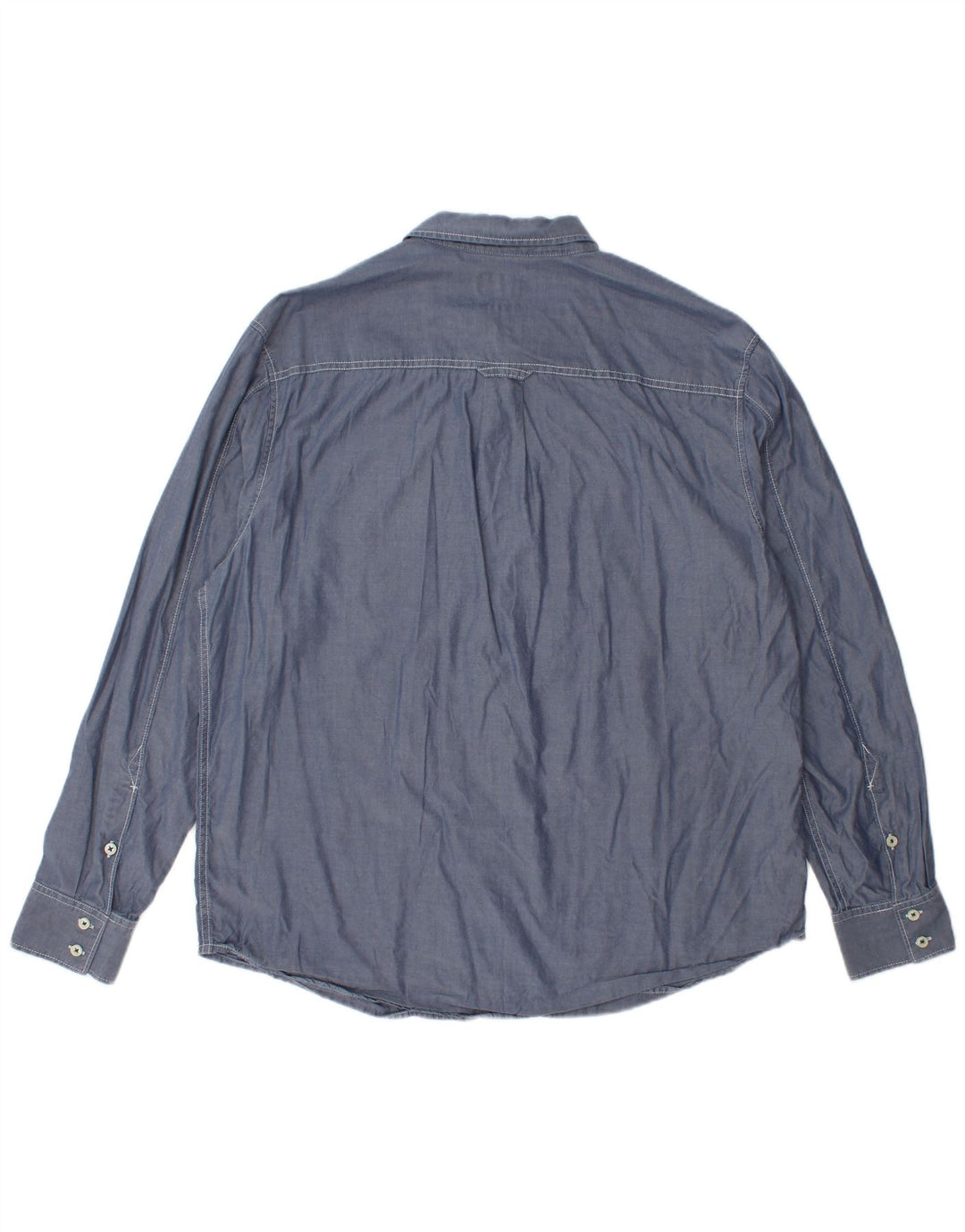 Tommy Bahama Chemise Coupe Moderne XL Bleu Lyocell Homme