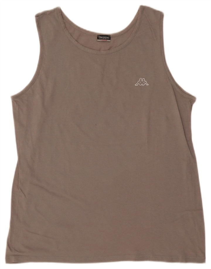 Kappa Débardeur Femme UK 16 Large Gris