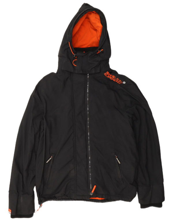 Superdry Veste coupe-vent graphique The Windcheater pour homme UK 42 XL Noir