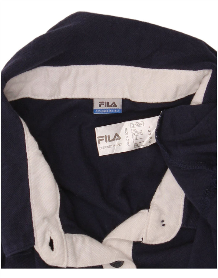 Fila Polo Femme UK 12 Coton Bleu Marine Moyen