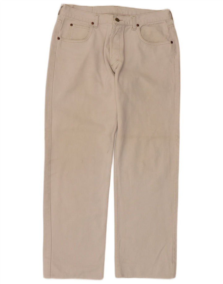 LEE Jean Droit Homme W36 L29 Beige Coton