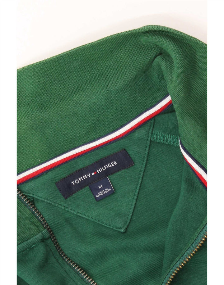 Tommy Hilfiger Veste de Survêtement Homme Vert Moyen Colourblock