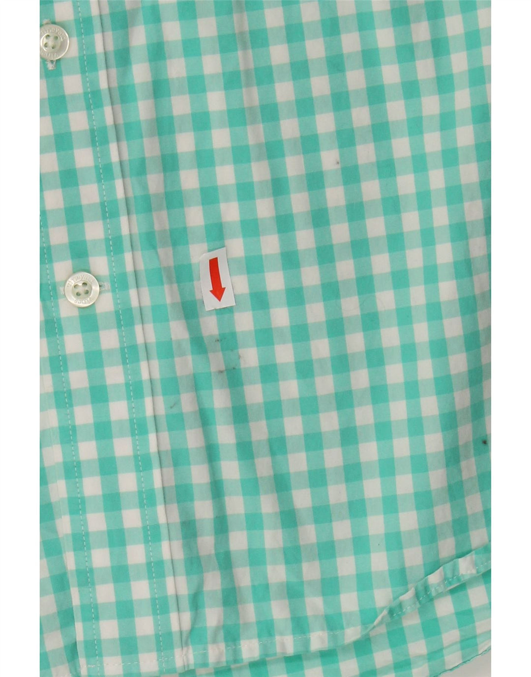 VINEYARD VINES Chemise cintrée pour homme en coton vichy turquoise moyen