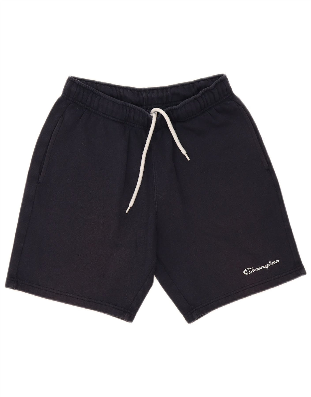CHAMPION Short de Sport Homme Bleu Marine Moyen Coton