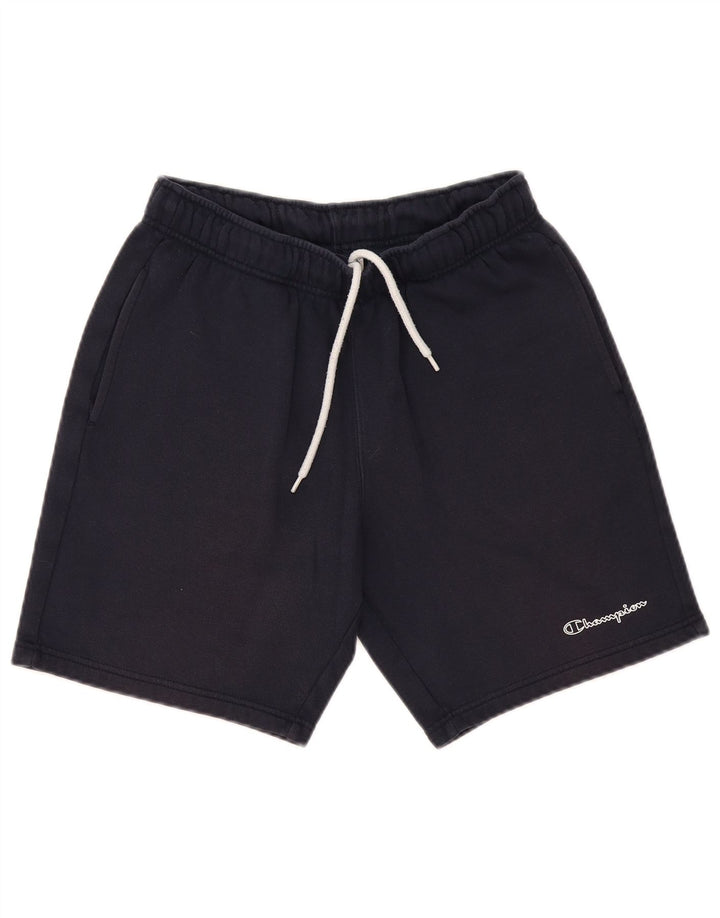 CHAMPION Short de Sport Homme Bleu Marine Moyen Coton