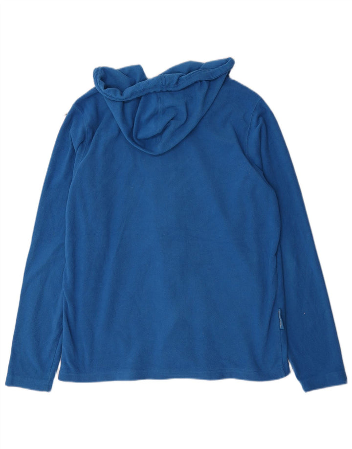 Mountain Warehouse Veste polaire à capuche pour homme UK 38 Bleu moyen Polyester