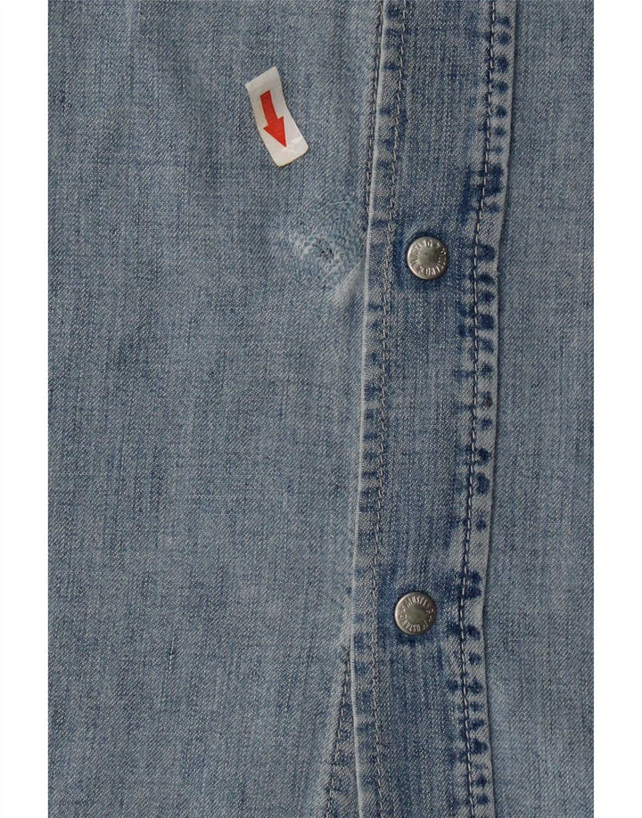 Mustang Robe en jean sans manches pour femme UK 44 Bleu moyen