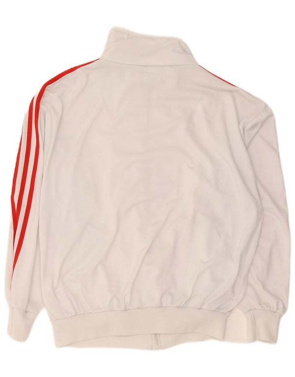 Adidas Veste de survêtement coupe ample pour homme UK 34/36 Petit Blanc