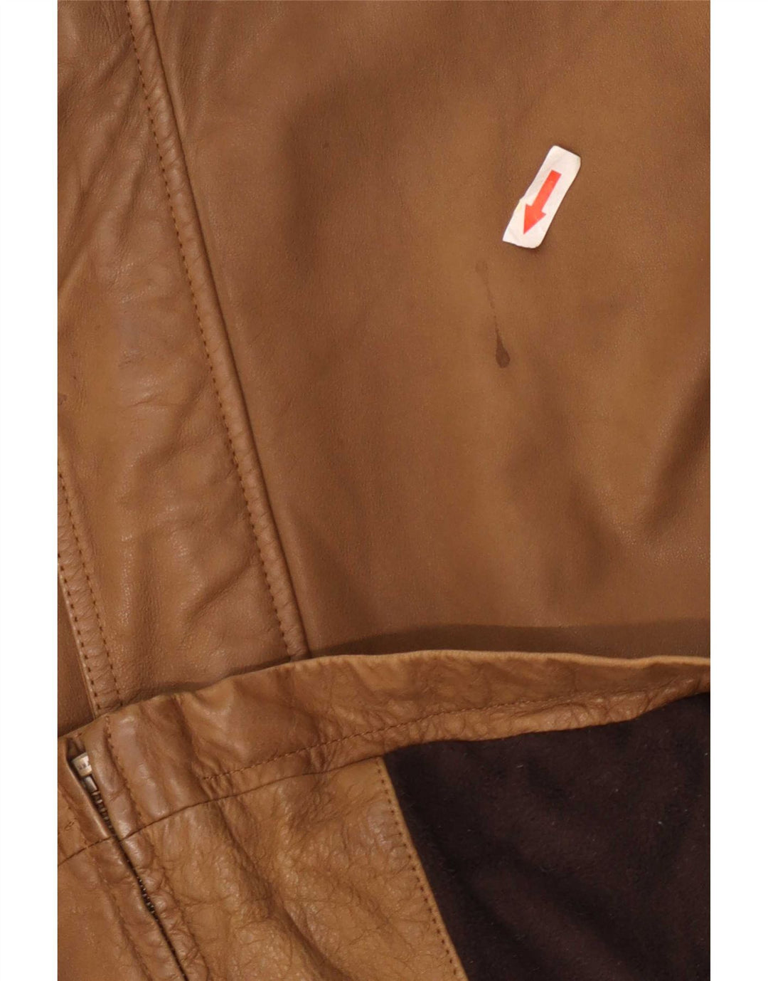 Timberland Veste en cuir pour homme UK 36 Petit Marron