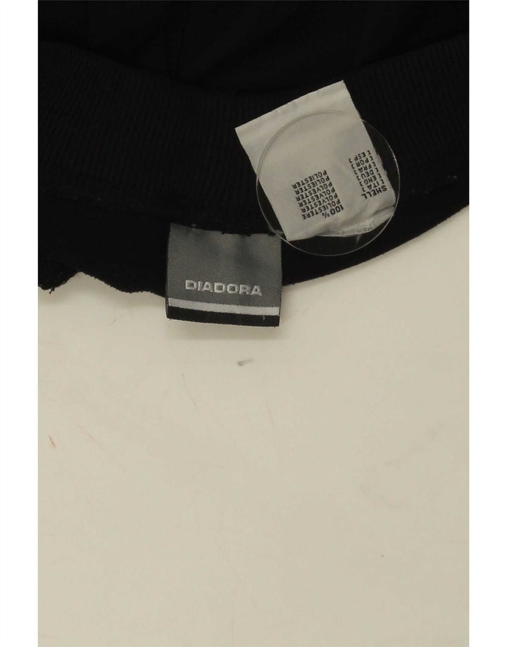 Diadora Pantalon de survêtement pour femme UK 12 Medium Noir Polyester