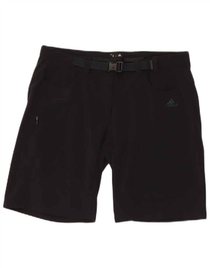 Adidas Short cargo pour femme UK 16 Large W34 Nylon noir