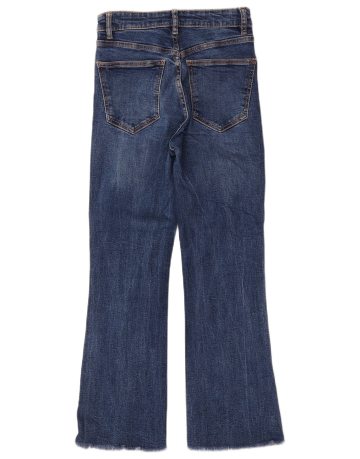 Zara Jean Bootcut Femme EU 34 2XS W24 L25 Bleu