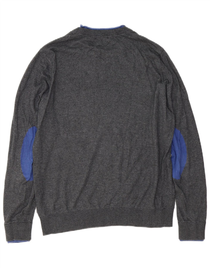 Gas Pull Col Rond Homme Gris Moyen Coton