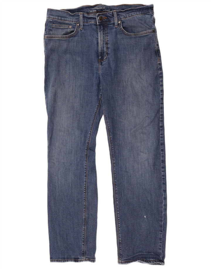 Marks & Spencer Jean droit homme W34 L29 bleu coton