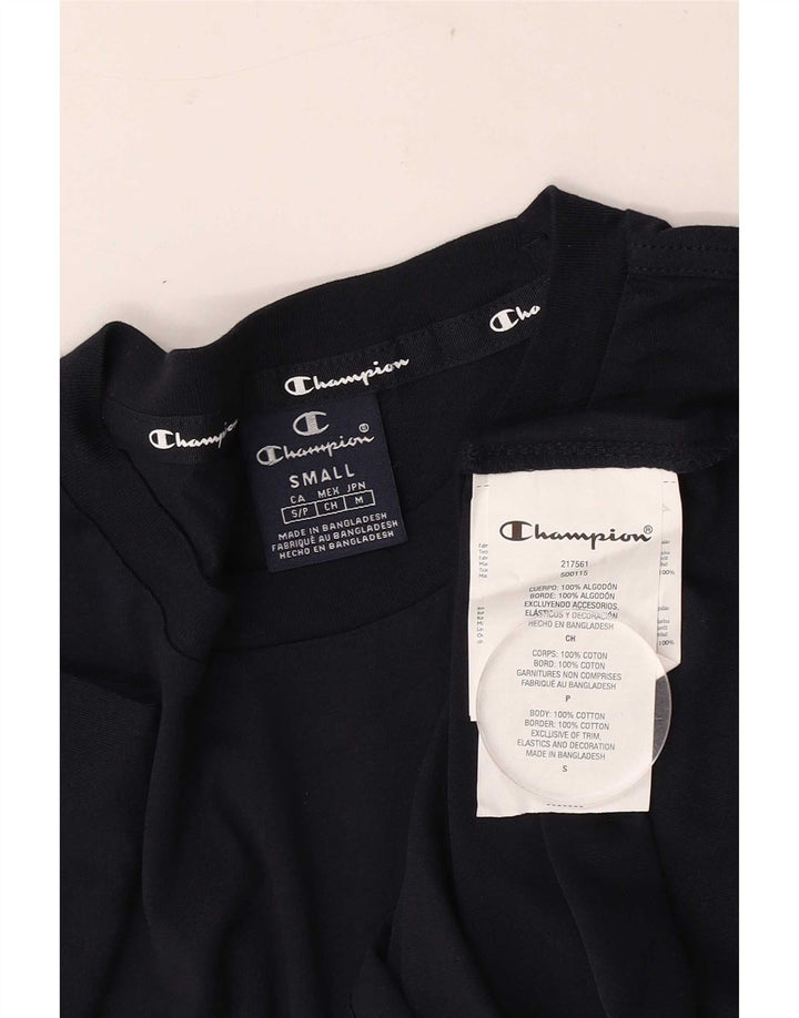 Champion T-Shirt Homme Haut Petit Bleu Marine Coton