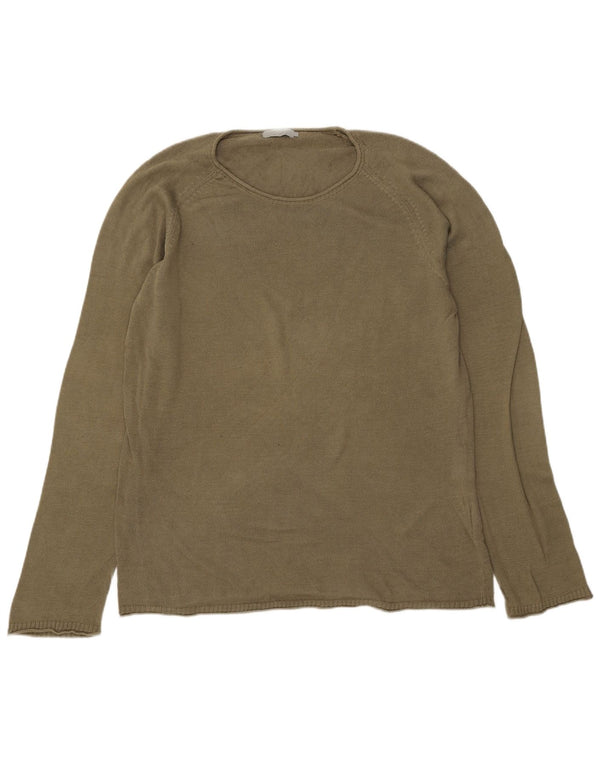 Cos Pull col rond homme grand coton kaki
