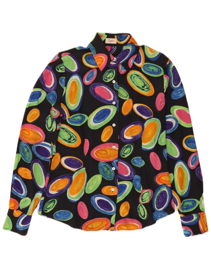 INGRAM Femme Chemisier à Motifs Abstraits IT 42 Moyen Multicolore