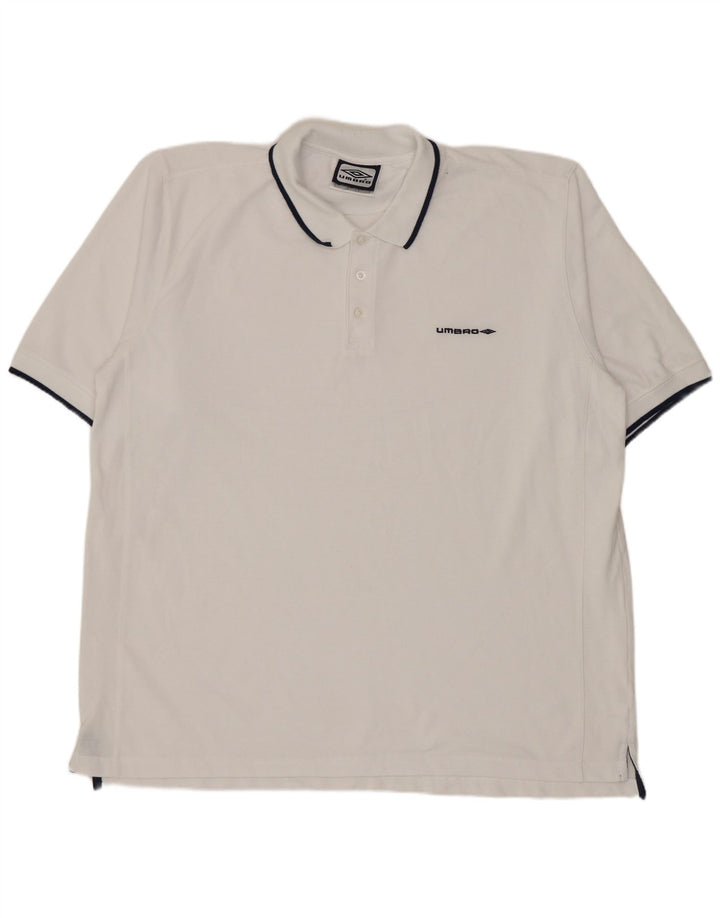 Umbro Polo Homme XL Blanc Polyester