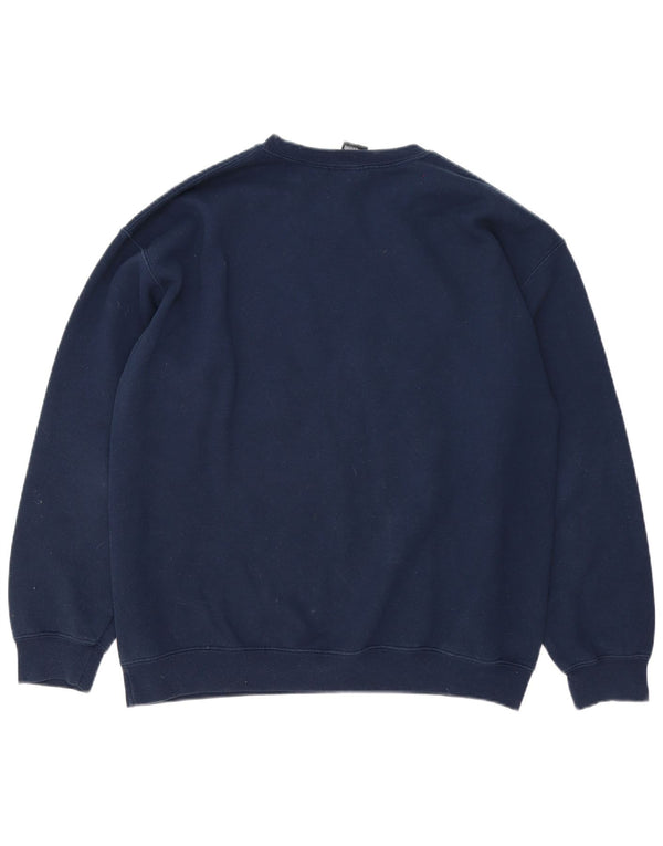 Majestic Sweat-shirt graphique New York Yankees pour homme, grand bleu marine