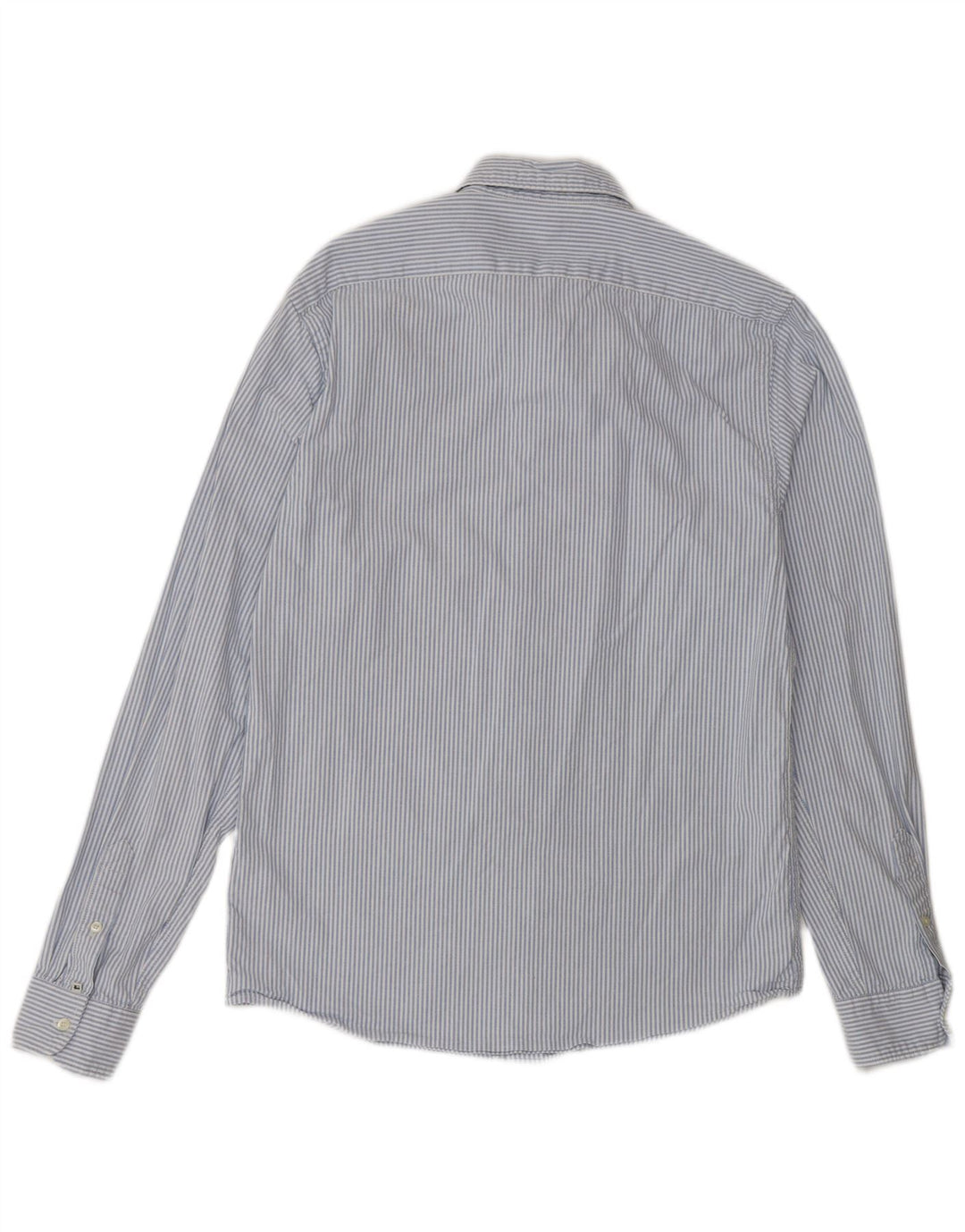 SCOTCH & SODA Chemise Homme Bleu Moyen à Fines Rayures en Coton