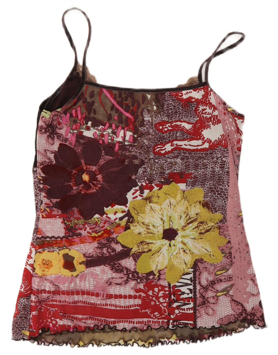 Marc Aurel Femme Cami Top EU 40 Medium Multicolore Floral Polyamide