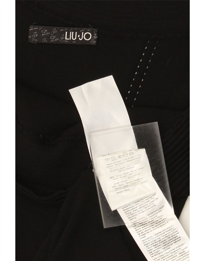 Liu Jo Femme Robe Épaules Dénudées IT 44 Viscose Noir Moyen