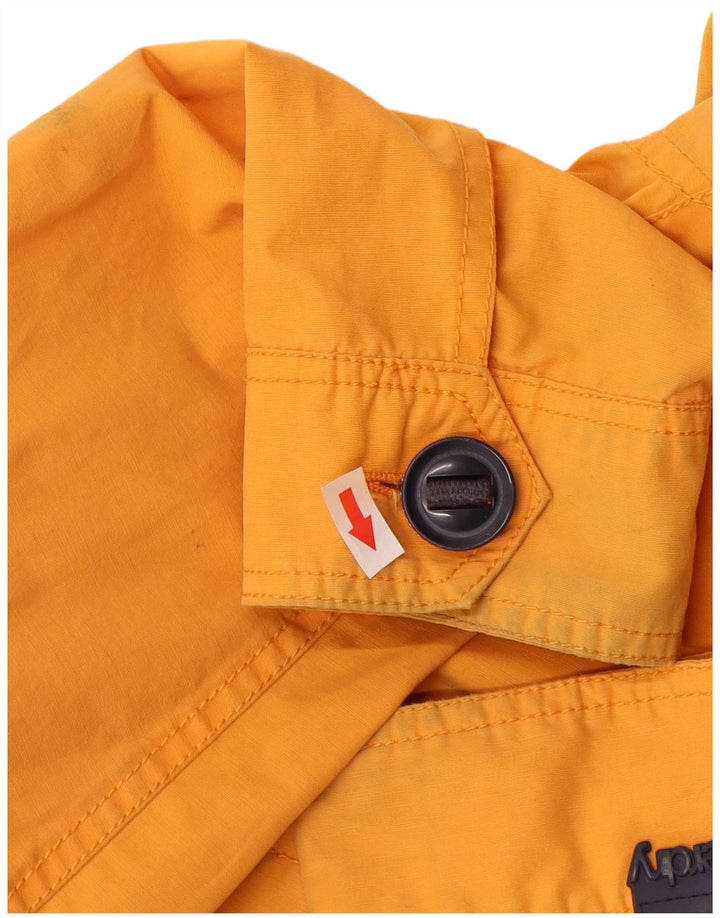 Superdry Veste coupe-vent graphique pour hommes UK 40 Large Orange Colourblock