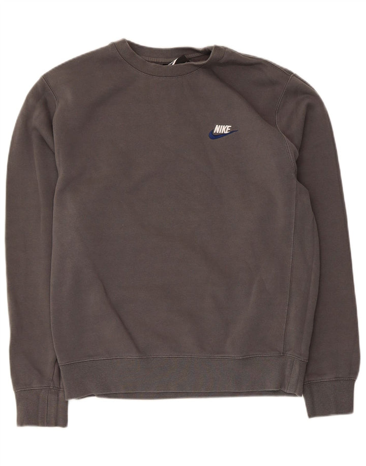Nike Sweat-shirt pour homme en coton gris Taille S