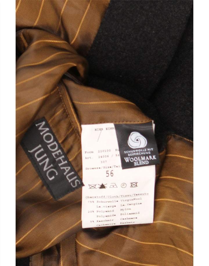 Bugatti Manteau Homme IT 56 3XL Laine Vierge Noire