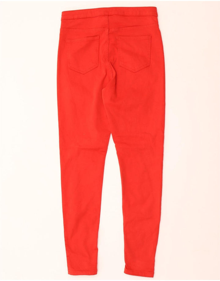 Marks & Spencer Pantalon décontracté pour femme UK 14 Medium W30 L31 Rouge