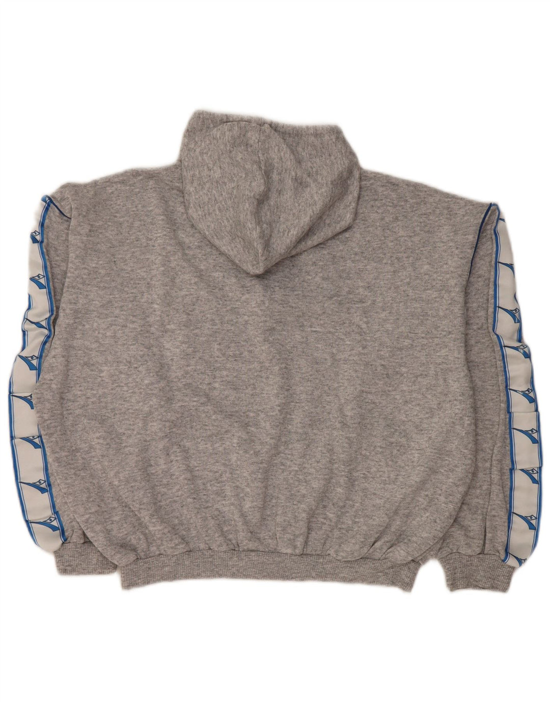 DIADORA Pull à capuche graphique surdimensionné pour femme UK 12 Gris moyen