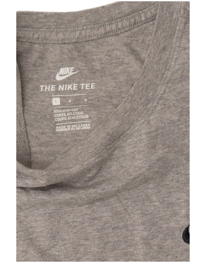 NIKE T-shirt coupe athlétique pour hommes, grand gris