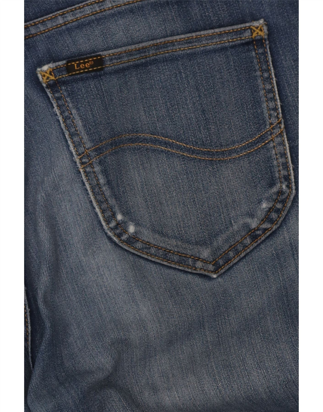 Lee Jean Slim Rider W34 L32 Homme Bleu Coton
