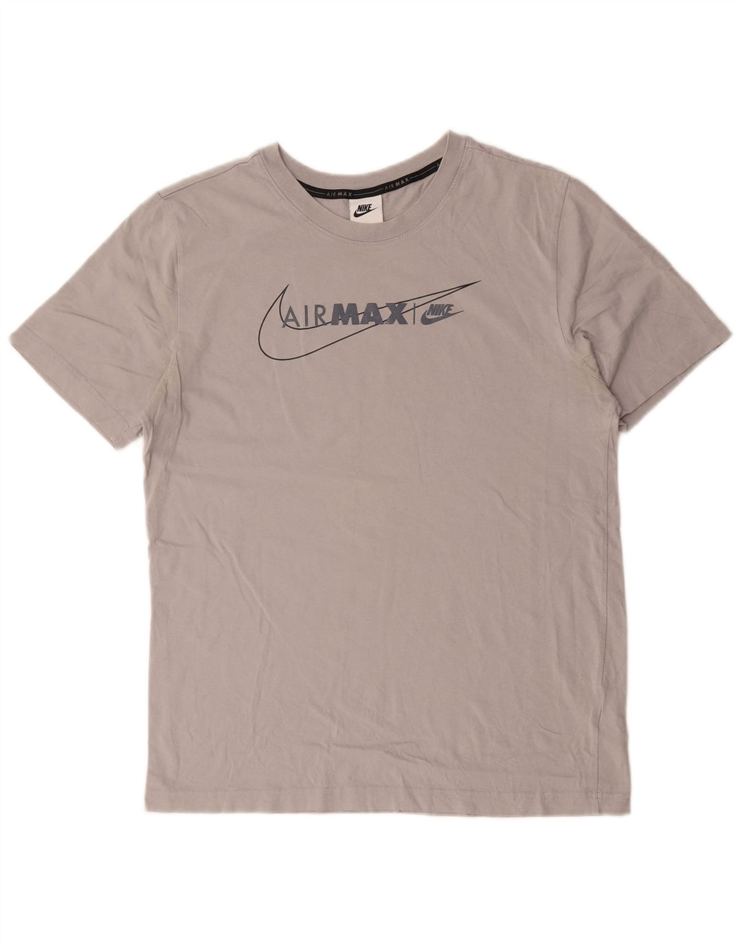 Nike Homme Air Max Graphic T-Shirt Haut Gris Moyen Coton