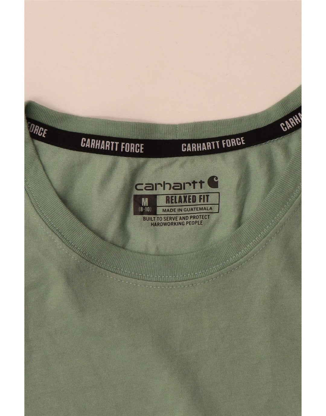 Carhartt Débardeur coupe décontractée pour femme UK 8/10 Vert moyen Polyester