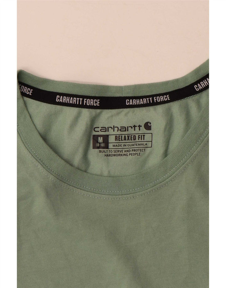 Carhartt Débardeur coupe décontractée pour femme UK 8/10 Vert moyen Polyester