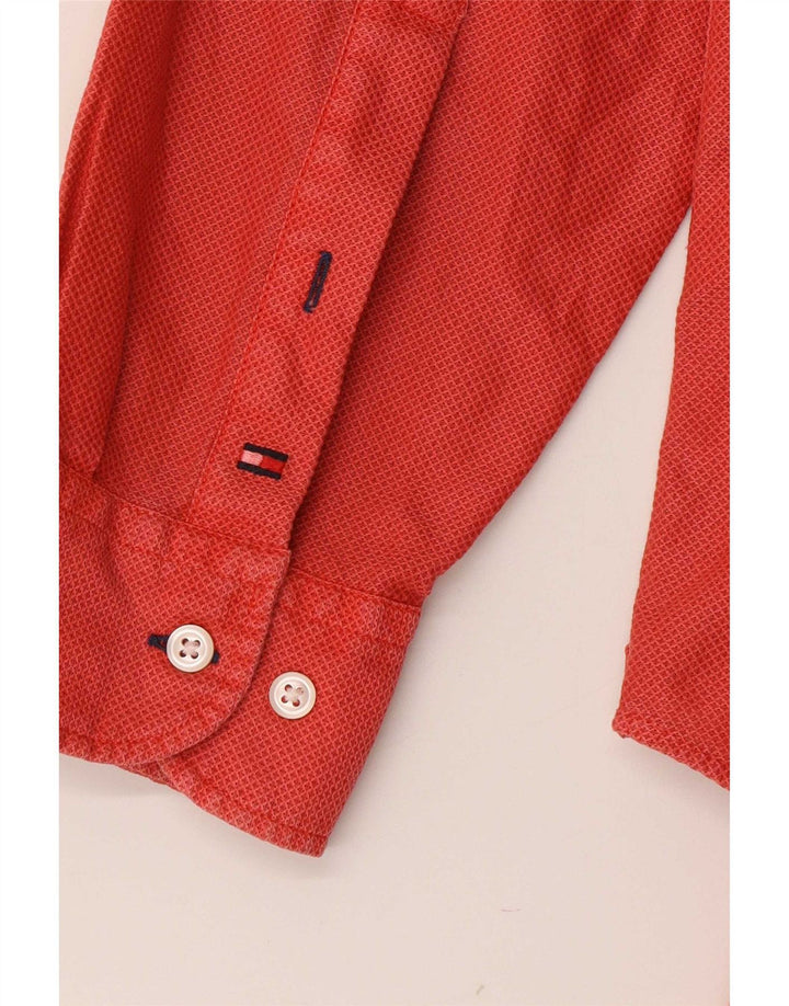 Tommy Hilfiger Chemise Homme Large Rouge Coton